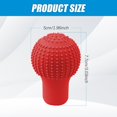 thumbnail image 2 of Silicone Car Gear Shift Knob Cover - Anti - Slip, Elastic Protector for Automatic/Manual Shifters Universal Fit for Most Models, Comfort Boost Grip, Unisex Auto Interior Accessory（red）, 2 of 7