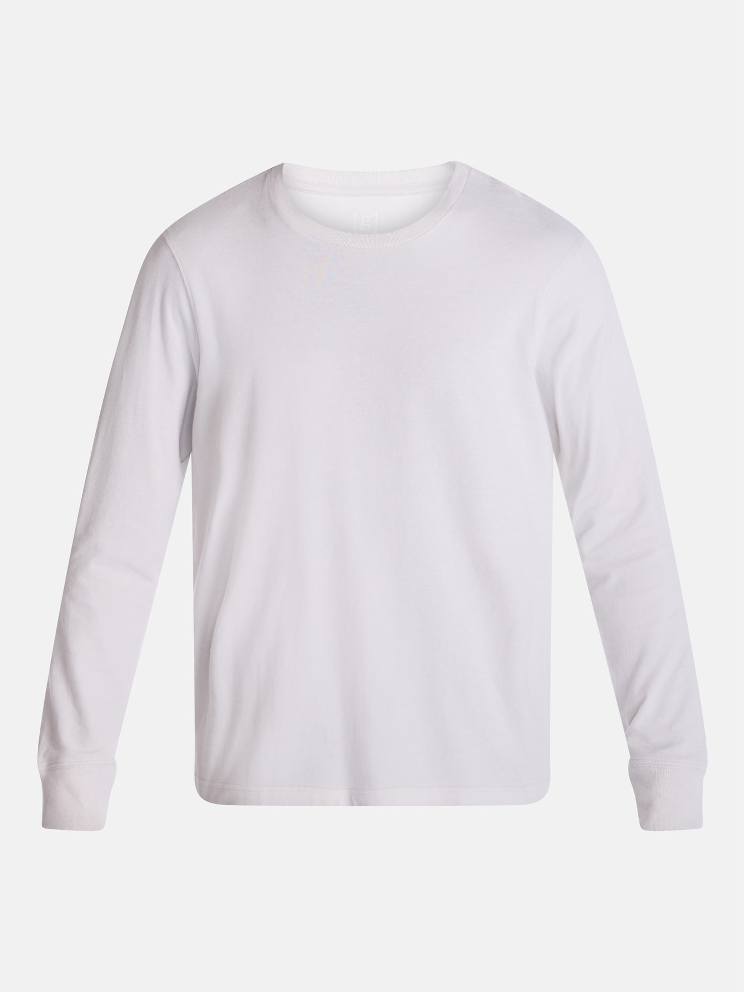 George Men's and Big Men's Cotton Crewneck Tee with Long Sleeves, Sizes XS-3XL