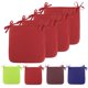 thumbnail image 1 of Muyoka Cojín para silla, juego de 6/4/2/1 cojines de asiento para sillas de comedor 40x40cm Cojines para silla de comedor con lazos para interiores Sala de estar al aire libre Cocina Jardín Oficina (R Muyoka Hogar, 1 of 7