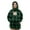 Green, variant on HOWPAY Cat Hoodie with Pouch Women Plaid Long Sleeve Sweatshirt Zipper Kangaroo Pocket Pet Carrier Pullover Animal Holder Fuzzy Cute Tops Green L
