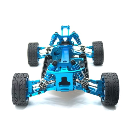 AMORIL RC Car Swing Arm Kit - Front & Rear Swing Arms With Shafts For 1/14 Scale RC Car (Black)