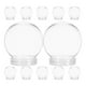 thumbnail image 4 of 12 bolas de nieve de plástico transparente con tapón de rosca para manualidades, rellenables para niños y adultos, ideales para decoraciones de invierno y fiestas, 270 ml, 4 of 6