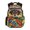 Floral Dachshund Dog, variant on Xixirimido Kids School Backpack, 17" Large Capacity Bookbag, Multi Pockets School Bag for Boys Girls Teens Preschool Elementary Middle High School, Sunflower Highland Cow