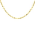 thumbnail image 2 of 14K Yellow Gold 4.4mm Oval Curb Chain with Lobster Clasp - 20 Inch, 2 of 6