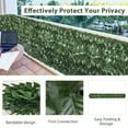 thumbnail image 6 of Costway 4 PCS 118x39in Artificial Ivy Privacy Fence Screen Faux Hedge Fence, 6 of 10