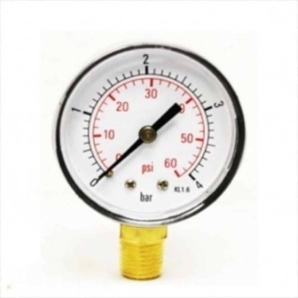Replacement End Pressure Gauge for Swimming Pool Water Pump Gage Sand Filter 