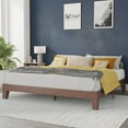 thumbnail image 5 of Flash Furniture Evelyn Collection Wood Platform Bed Frame, Walnut, King, 5 of 11