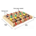 thumbnail image 3 of Foot Massager Wooden Roller Reflexology For Stress Fitness Health Care Feet Massager Colorful Massage Roller Pain Relief, 3 of 3