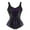 Purple, variant on Women's Lace up Gothic Jacquard Shoulder Straps Tank Overbust Bodyshaper Corset Bustiers Top, Green Size L