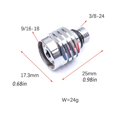 thumbnail image 3 of Baohd Diving Regulator Adapter Male Female Release Snorkeling Connection Sport Adjustable Replacement Equipment Fitting, 3 of 8