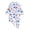 Blue, variant on Baby-Boys and Toddler Long Sleeve Zip-Front One Piece Footed Pajamas(Blue)