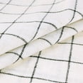 thumbnail image 3 of REGALWOVEN Set of 2 Linen Decorative Throw Pillow Covers for Sofa Home Bedroom Beige Grid 18" x 18", 3 of 6