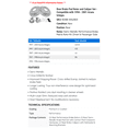 thumbnail image 2 of Rear Brake Pad Rotor and Caliper Set - Compatible with 1994 - 2001 Acura Integra 1995 1996 1997 1998 1999 2000, 2 of 2