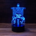 thumbnail image 2 of 3D Praying Children w/ Holy Cross Night Light - 7 Color LED Lamp Base with USB, Battery & Touch control Rotating Fade, Solid Color mode Makes a perfect Nightlight for Kids or Unique Gift for any age, 2 of 6