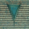 thumbnail image 1 of Ahgly Company Machine Washable Indoor Square Transitional Green Area Rugs, 5' Square, 1 of 7