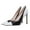 Black White, variant on YDN Women Fashion Pointed Closed Toe Slip On Pumps Sexy Stiletto High Heels Party Dress Prom Office Shoes Size 7 Black White