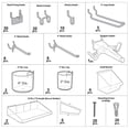 thumbnail image 3 of 120-Piece Large Pegboard Organizer Accessory Kit, Hooks Assortment for Tools and Storage System. Hardware Hooks and Bins. Organize Tools, Craft, Kitchen, Garage, 3 of 4