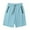 Light Blue, variant on Yghzkop Men's Summer Ice Silk Running Shorts Quick-Dry Solid Color Breathable Athletic Gym Workout Lightweight Beach Sportswear Stretchable Pocket Design Shorts