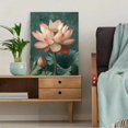 thumbnail image 5 of UXIEQU 2D Flat Japanese Ohara Koson Lotus Wall Art, Sage Green Botanical Pink Print, 15.75x11.81 Inches Living Room Home Decor, 5 of 8