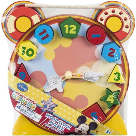 - Mickey Mouse Clubhouse Wood Clock Puzzle
