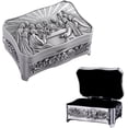 thumbnail image 1 of Caja de joyería Vintage con forma de rosa, soporte de almacenamiento de baratijas pequeñas, caja organizadora de recuerdos para anillos, pendientes, collar, tesoro, 1 of 5