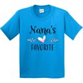 thumbnail image 3 of Inktastic Nana's Favorite Heart Grandchild Youth T-Shirt, 3 of 5