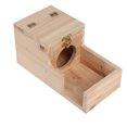 thumbnail image 1 of Ropa de cama para hámster, cama de madera para hámster, nido de descanso para hámster pequeño, cama de madera para hámster, confiable y duradera, 1 of 8