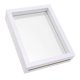 thumbnail image 1 of White Glass Photo Frame Coin Display Case for Daily Use with .5 x 7.5 Inches, 1 of 4