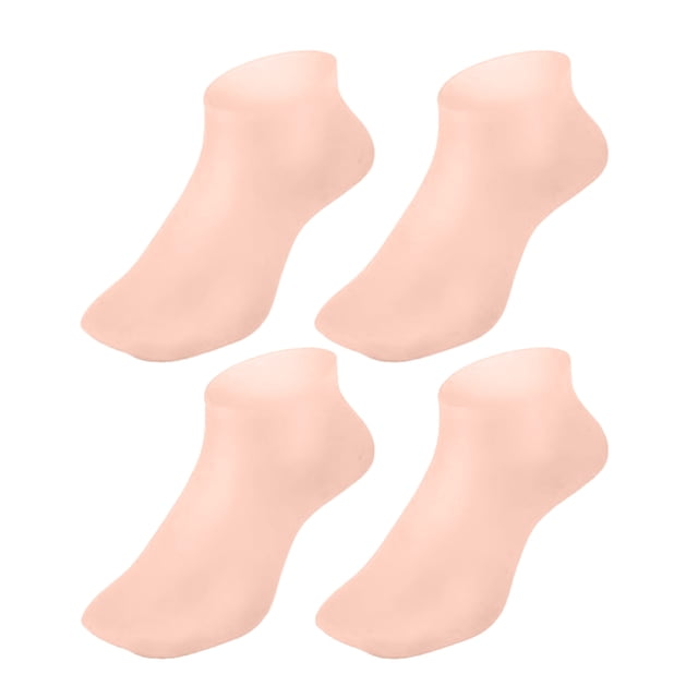 Moisturizing and Exfoliating Silicone Socks for Women - Beach & Foot Spa Use
