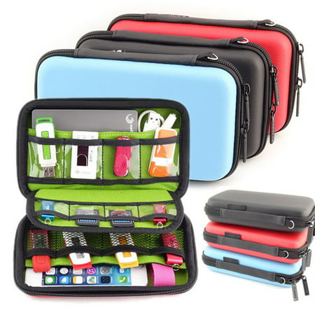 Waterproof Travel Carrying Case Storage Protection Pouch Bag  Shockproof Protective Pouch Box for USB Flash (Best Computer Bags For Travel)