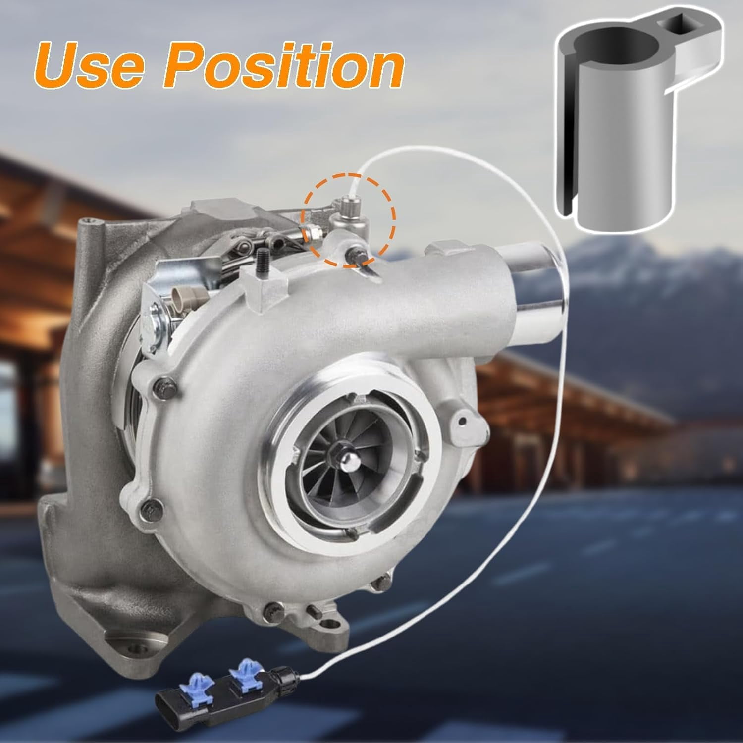 Upgrade Stainless Steel Turbo Vane Position Sensor Socket Tool Compatible with Chevrolet GMC Silverado Sierra 2500 3500 HD 6.6L & Duramax Diesel LLY LBZ LMM LML Isuzu F Series Diesel Engines 2004-UP