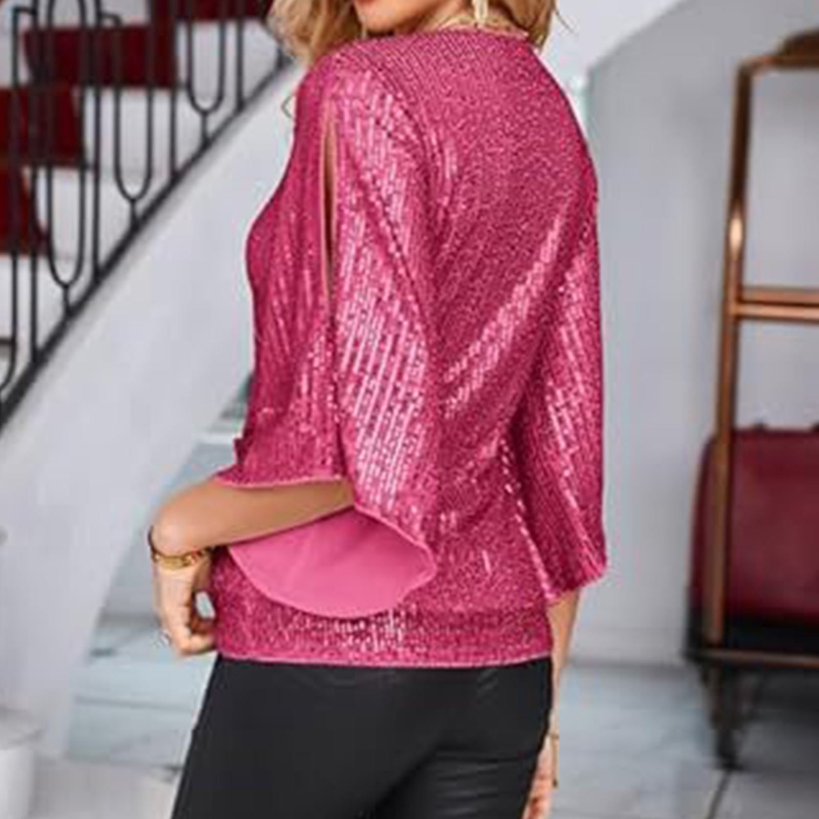 sparkly evening tops