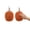 2Pcs-Orange, variant on Household Cleaning Cloths for Bathroom and Kitchen Hedgehog Shape Hanging Ring Hand Towels, 2-Pack, Chenille Super Absorbent Quick-Dry Towels