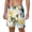 White, variant on Bees Collecting Nectar pattern Mens Swim Trunks with Compression Liner Stretch Beach Shorts Quick Dry with Zipper Pockets No-Chafing Board Shorts-Small