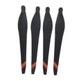 thumbnail image 2 of Hélices de avión RC de 4 piezas, multiusos, de bajo ruido, profesionales, de fácil instalación negro rojo, 2 of 9