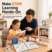 Entina 3D Printer Tina2C, Auto Leveling App Control Quiet for Kids Beginners STEM DIY