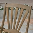 thumbnail image 3 of Noble House Sunview Outdoor Acacia Wood Rocker Recliner in Gray (Set of 2), 3 of 9