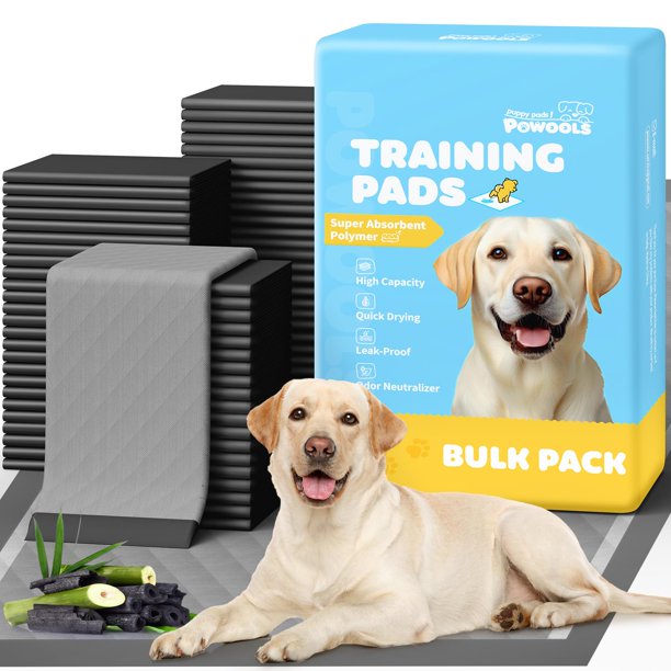 Puppy Pads Powools, tamaño XL, paquete de 100 unidades, para que los perros aprendan a ir al baño