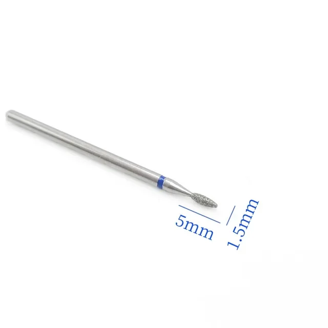 1 Uds. Broca de diamante para uñas, fresas eléctricas rotativas para pedicura, limas para manicura, rebabas para cutículas, accesorios de herramientas para uñas