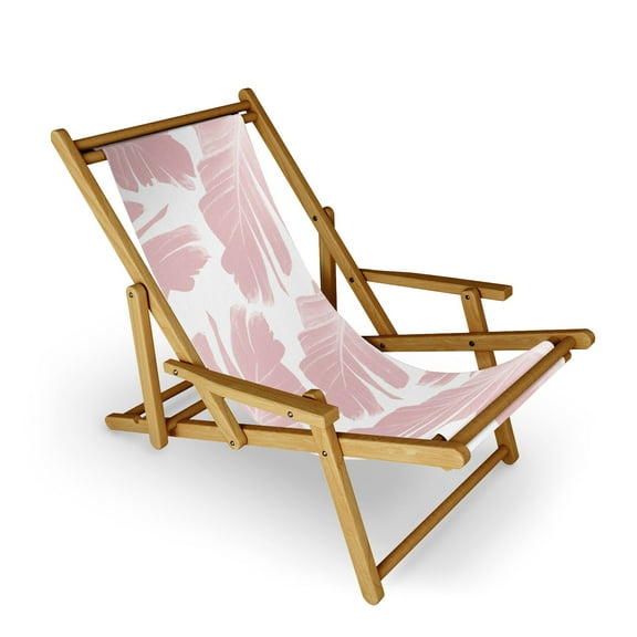Society6 Intertwined Palm Leaves in Love by Anita's & Bella's Artwork Sling Chair