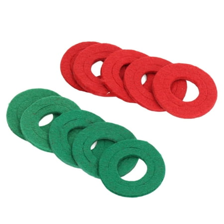 

Tebru 10PCS Fiber Washers Battery Top Post Protector Terminal Leakage Protection Gasket Red And Green Battery Top Post Washers Leakproof Protection Gasket