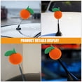 thumbnail image 3 of Raindrops 2Pcs Orange Car Antenna Toppers Protective Eva Material Decorative Auto Accessories, 3 of 7