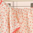 thumbnail image 4 of 2 Piece Girls Pajamas Cotton Long Sleeve Pajamas Toddler Girls Pjs Kids Sleepwear Sets,6-12 Months 12-24 Months 2t 3t 4t 5t 6t 7t 8t 9t Children(Orange,2-3 Years), 4 of 7