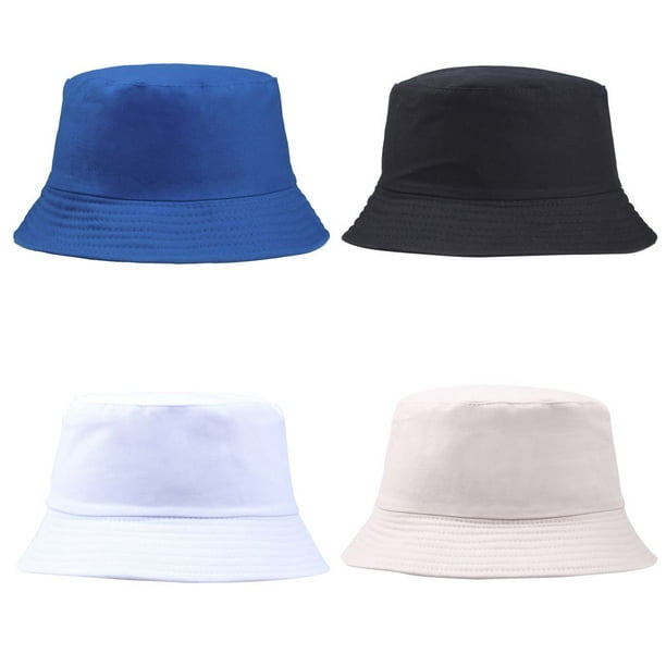 Cotton Men Women Summer Fishing men women Hat Solid Color Fisherman Beach  Festival Sun Cap Bucket Cap
