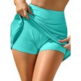 thumbnail image 3 of Sociala Elastic Waisted Tankini Bikini Swim Skirts Tummy Control Swimdress Bath Suit Bottoms With Pockets, 3 of 6