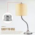 thumbnail image 1 of WRITWAA 8 Pcs Embout de Lampe Taraudé Métal Argenté DIY Compatible Lampes de Sol, 1 of 5