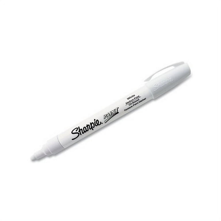 Permanent Paint Marker, Medium Bullet Tip, White, 2/Pack Permanent Paint Marker, Medium Bullet Tip, White, 2/Pack