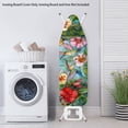 thumbnail image 3 of HELLHERO Extra Thick Ironing Board Cover, Hummingbird Floral 15x54 Ironing Board Cover, Resist Scorching and Staining,Elastic Edges, 3 of 5