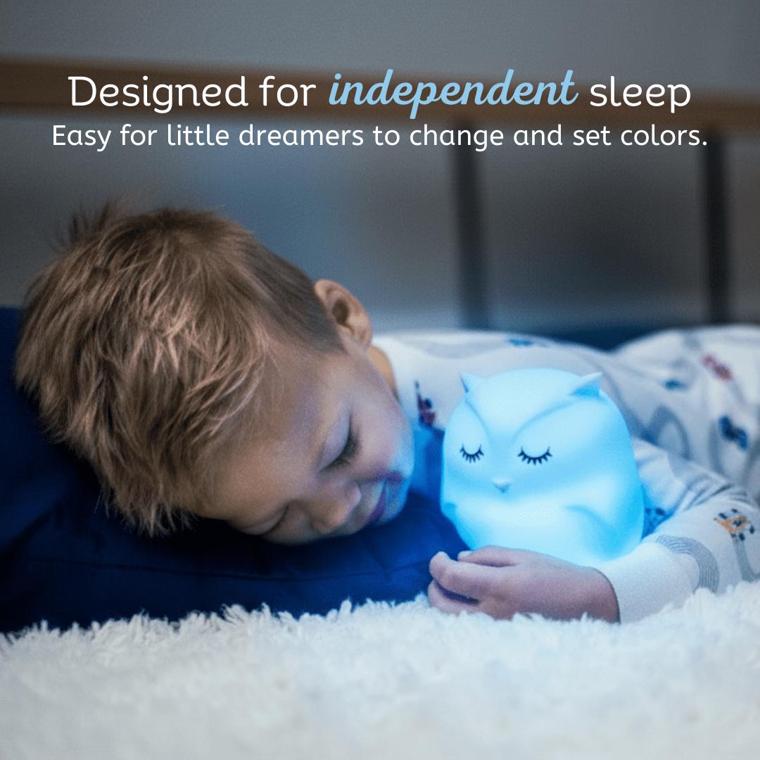 LED Nursery Night Lights for Kids: LumiPets Cute Animal Silicone Baby Night Light with Touch Sensor and Remote - Portable and Rechargeable Infant or Toddler Cool Color Changing Bright Nightlight Lamp