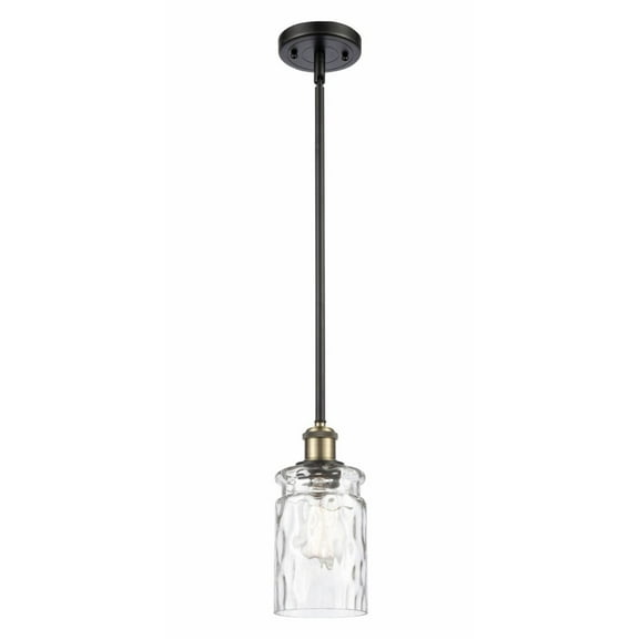 Innovations 516-1S-BAB-G352-LED Candor 1 Light Pendant part of the Ballston Collection, Black Antique Brass